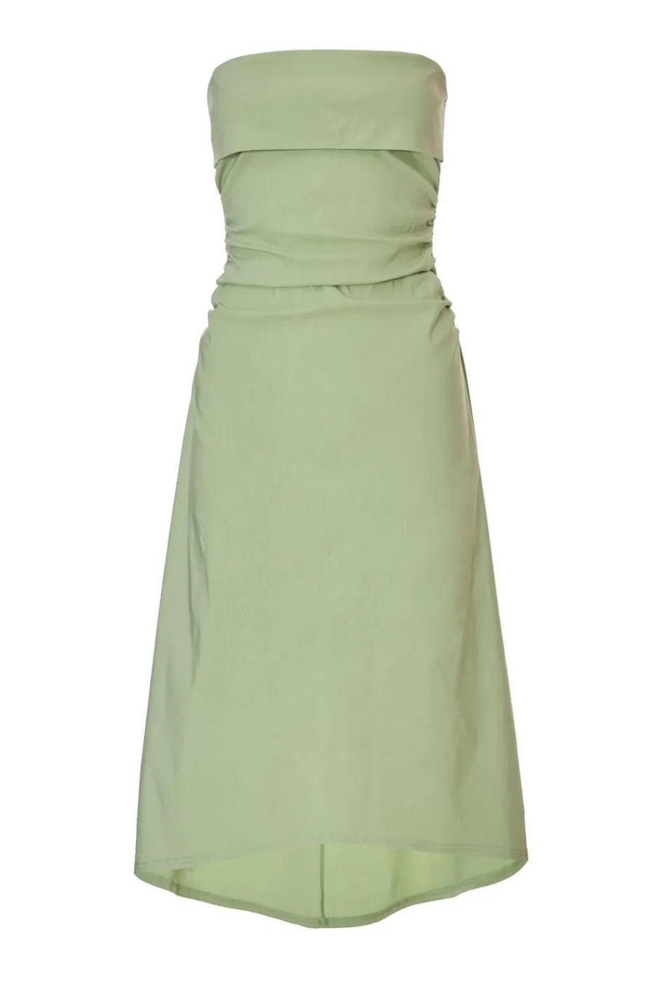 Quiz Bandeau Midi Dress Sage Clearance