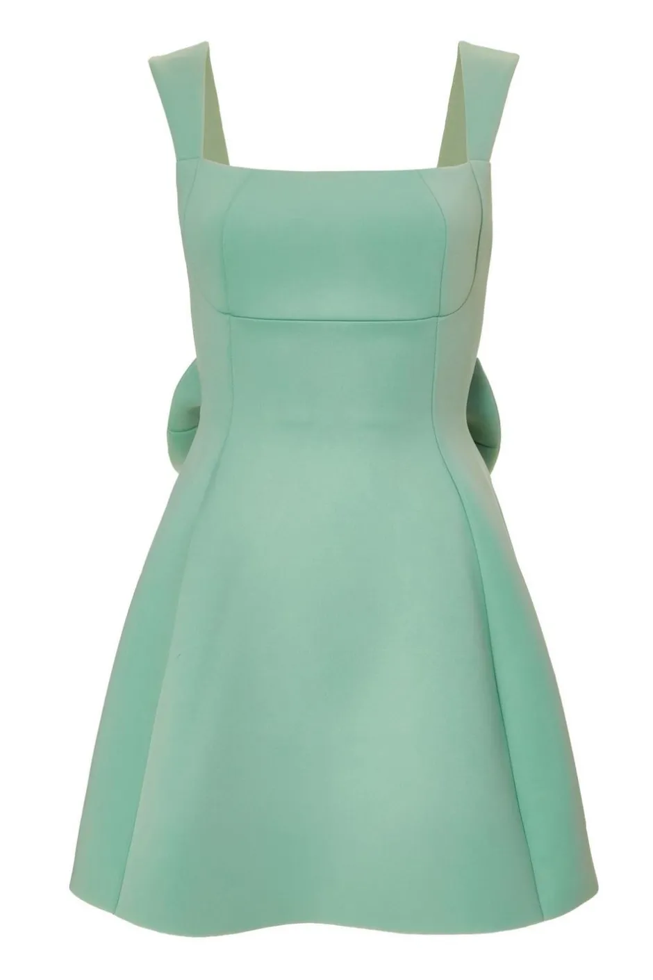 Quiz Bow Skater Dress Sage Discount