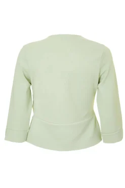 Quiz Sage Cropped Jacket Outlet