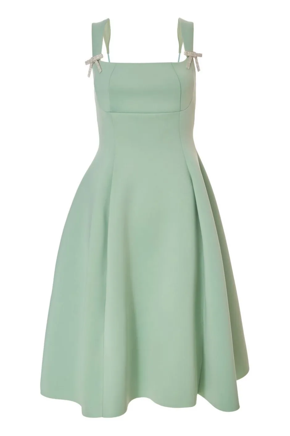 Quiz Sage Diamante Bow Midi Dress Best