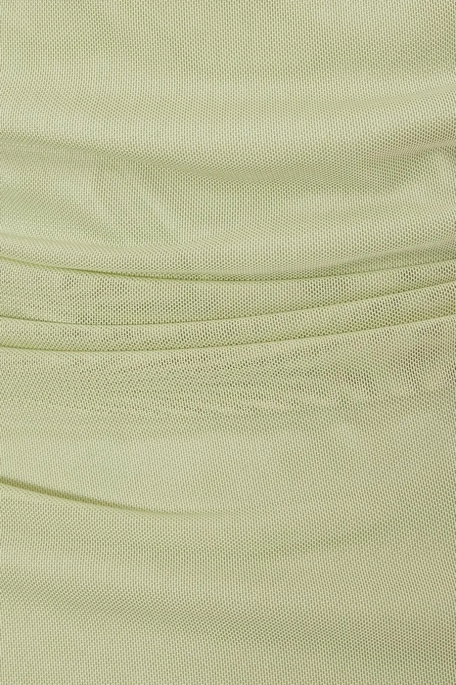 Quiz Mesh Buckle Detail Midi Dress Sage