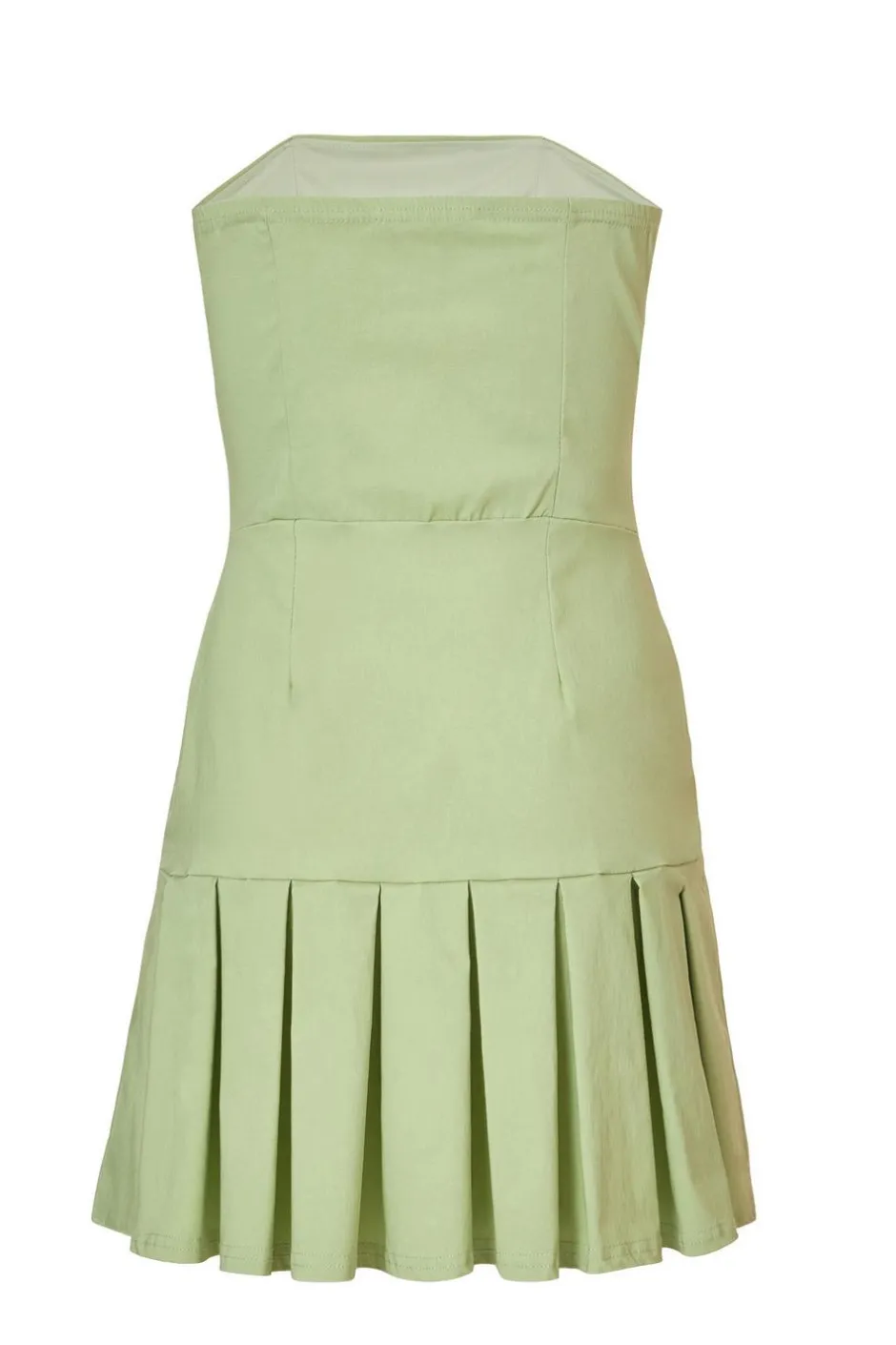 Quiz Sage Pleated Mini Dress New