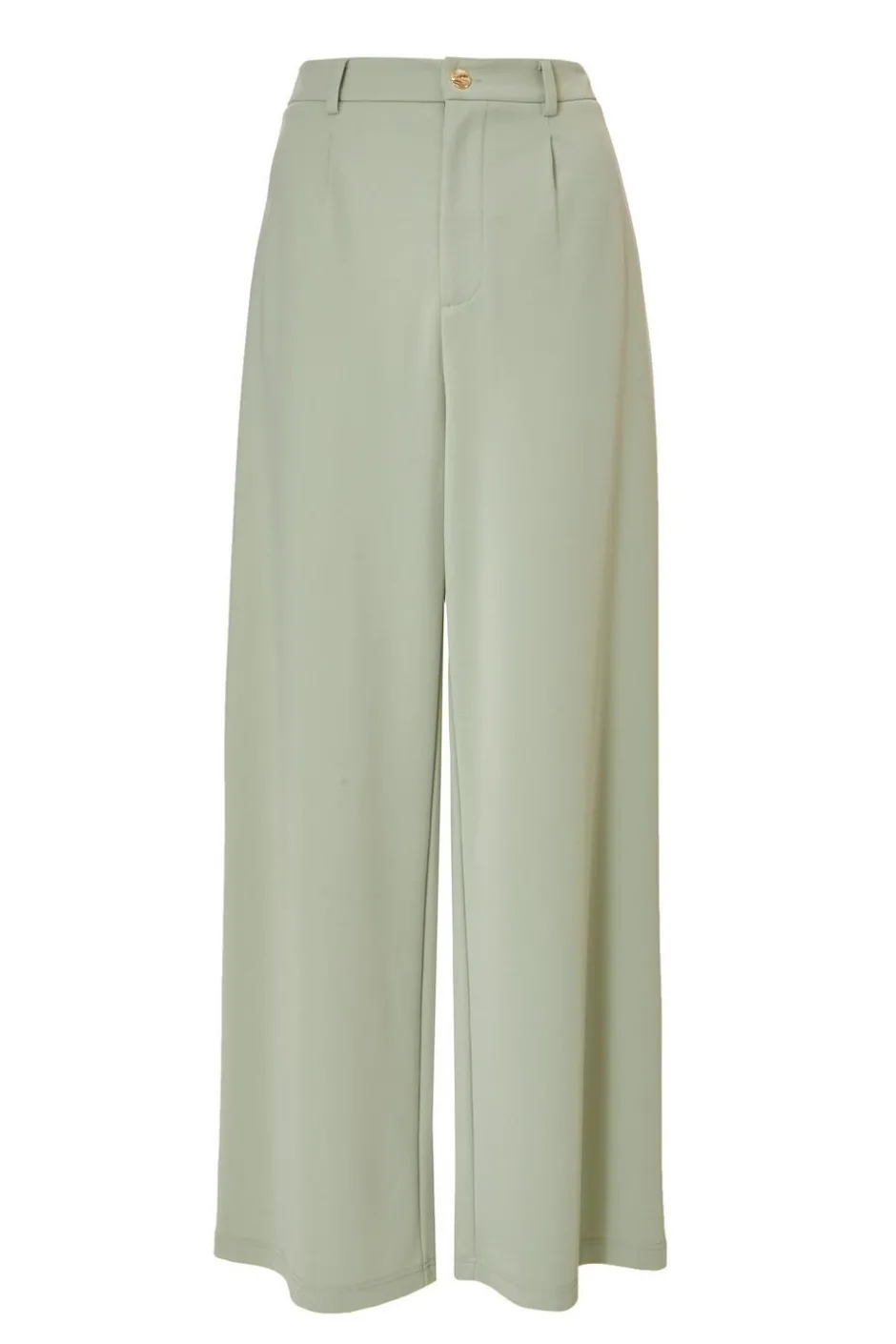 Quiz Wide Leg Trousers Sage