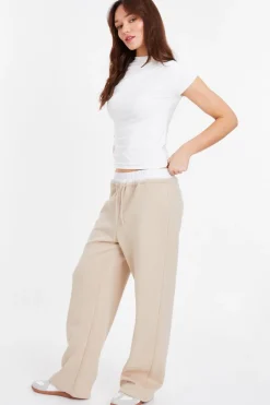 Quiz Satin Wide Leg Double Waist Jogger Hot