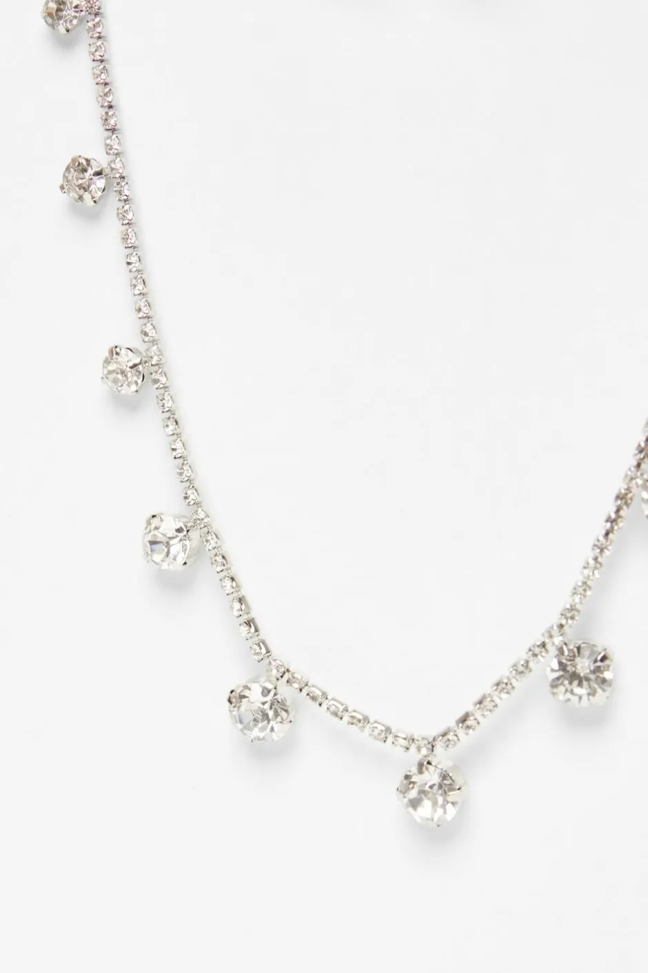 Quiz Silver Diamante Jewellery Set Outlet