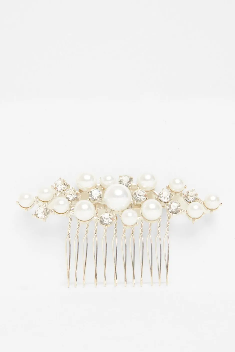 Quiz Silver Embellished Hair Comb Hot
