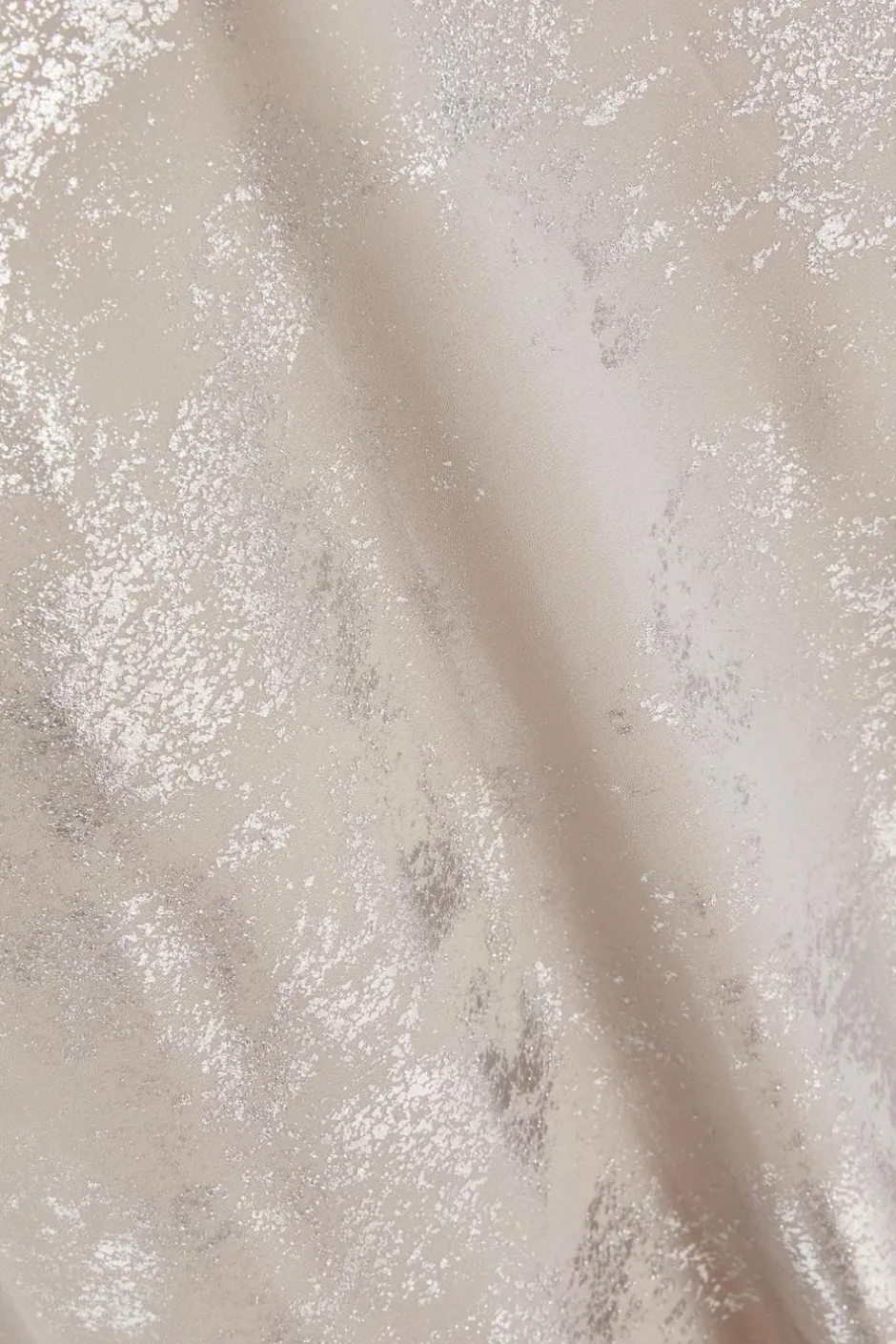 Quiz Silver Foil Plunge Maxi Dress Discount