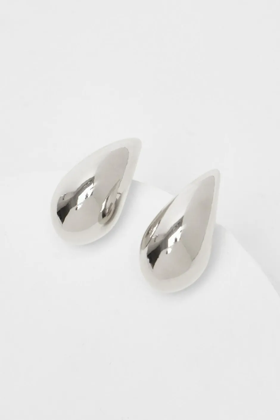 Quiz Silver Teardrop Earrings