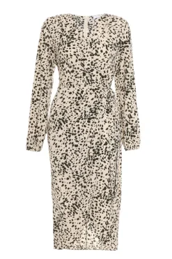 Quiz Stone Animal Print Midi dress Sale