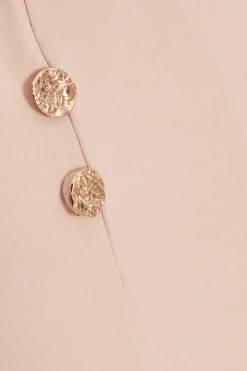Quiz Button Detail Palazzo Trousers Stone Best