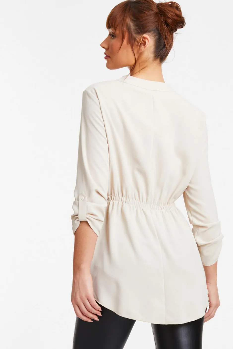 Quiz Stone Button Up Blouse Online