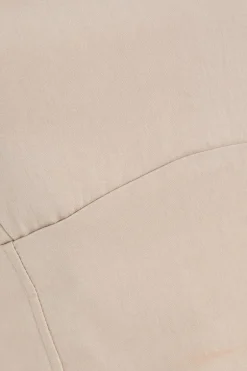 Quiz Corset Detail Crop Top Stone Outlet