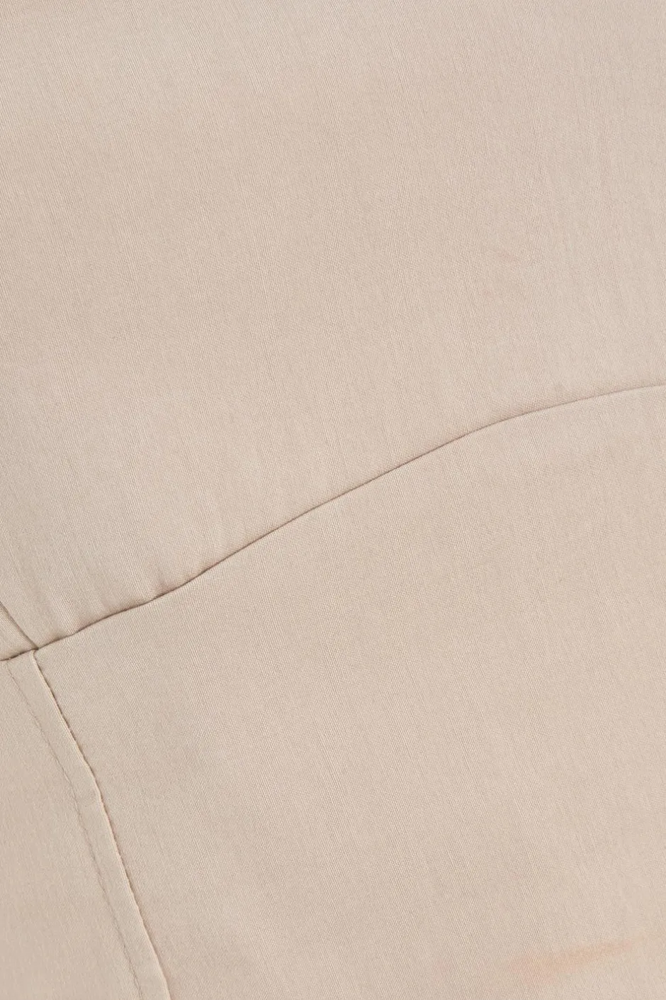 Quiz Corset Detail Crop Top Stone Outlet