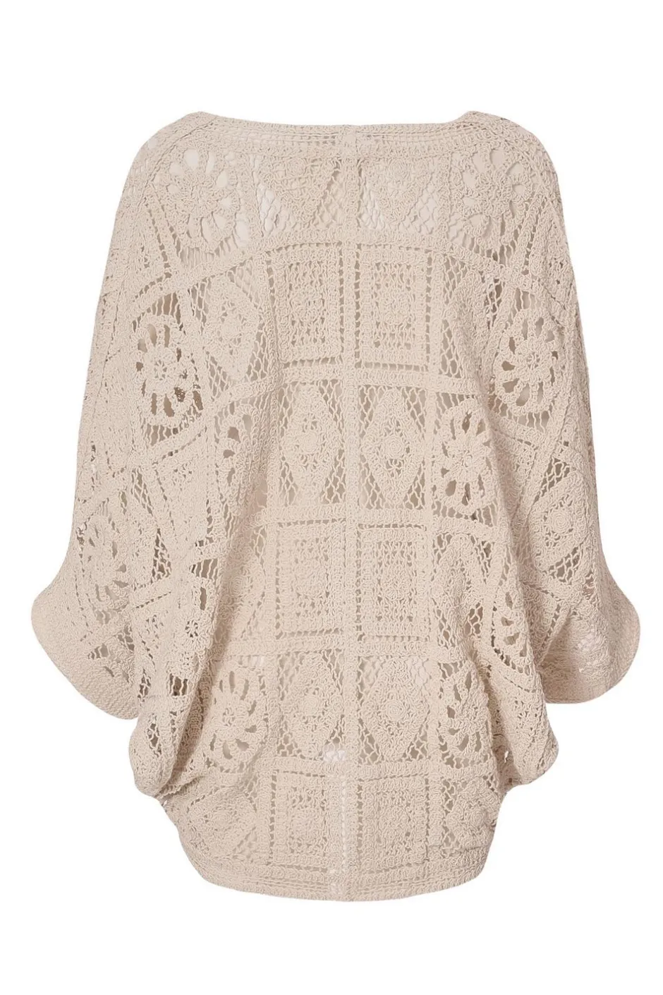 Quiz Stone Crochet Button Front Cardigan Outlet