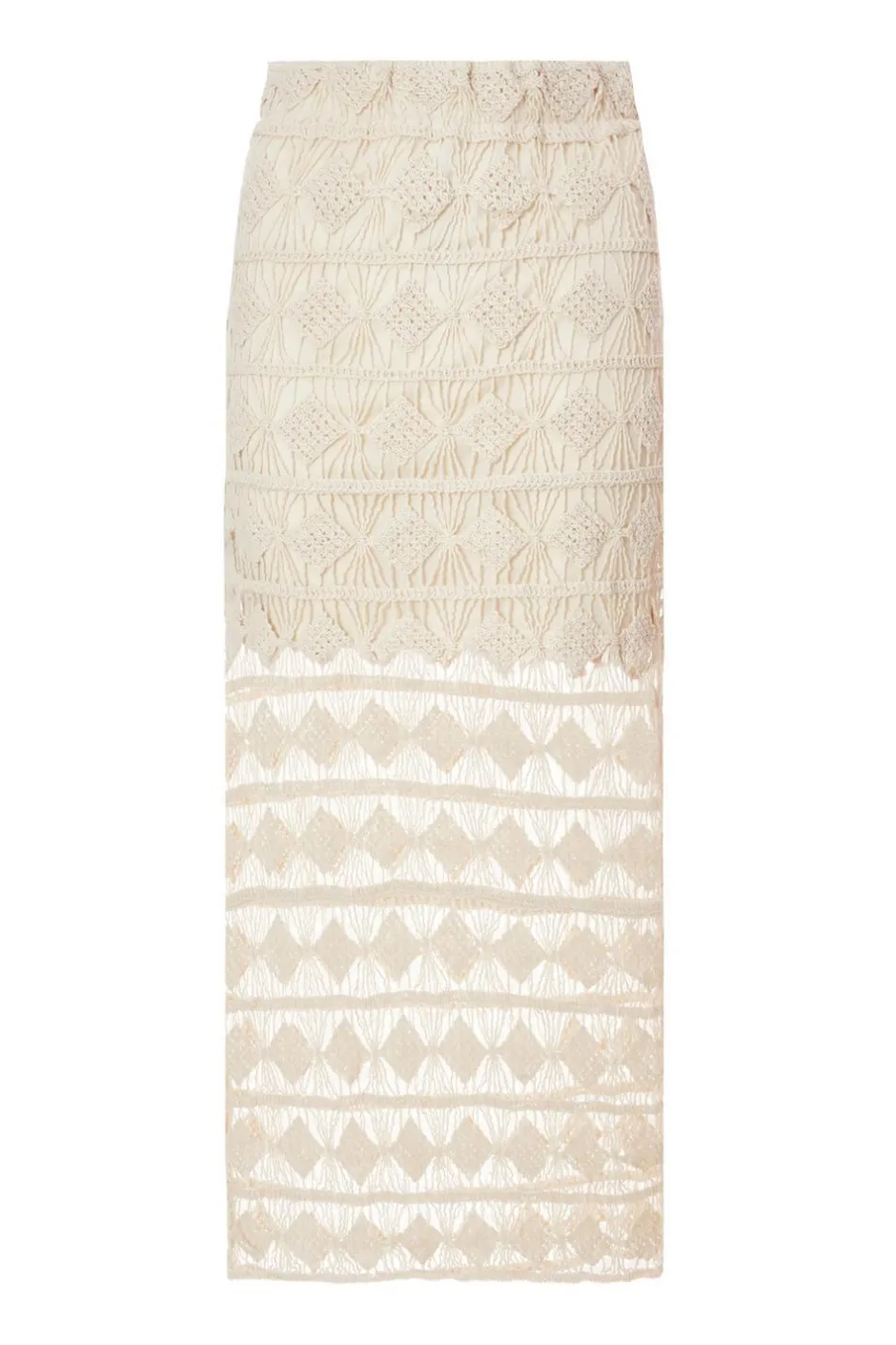 Quiz Stone Crochet Midaxi Skirt Online