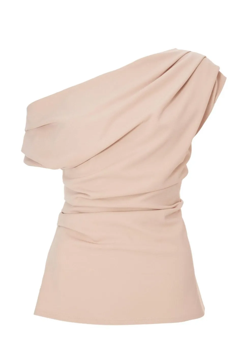 Quiz Stone Drape Neck Top Online