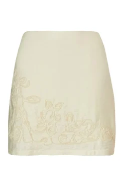 Quiz Stone Embroidered Mini Skirt New