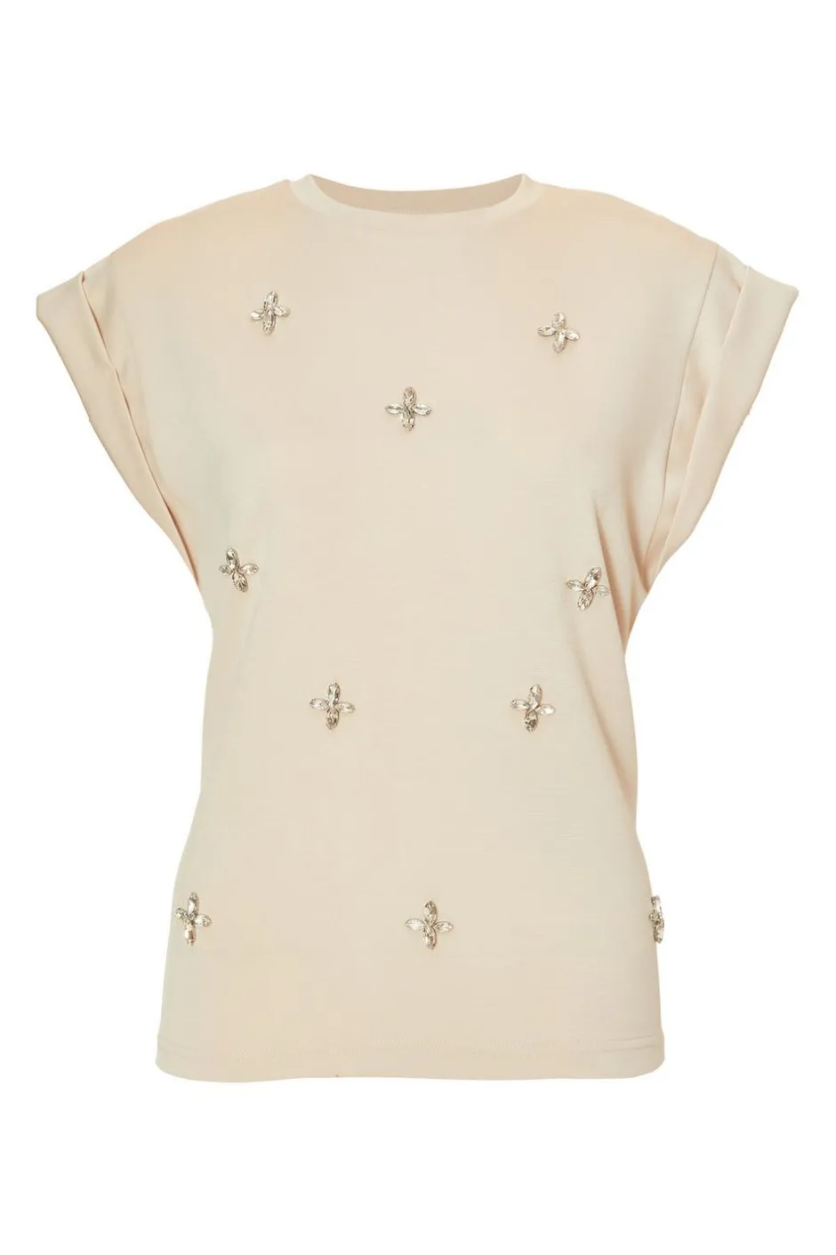 Quiz Stone Gem Detail Top Discount