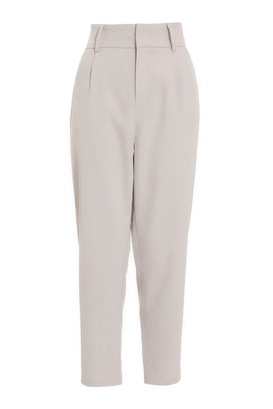 Quiz Stone High Waisted Tapered Trousers Sale
