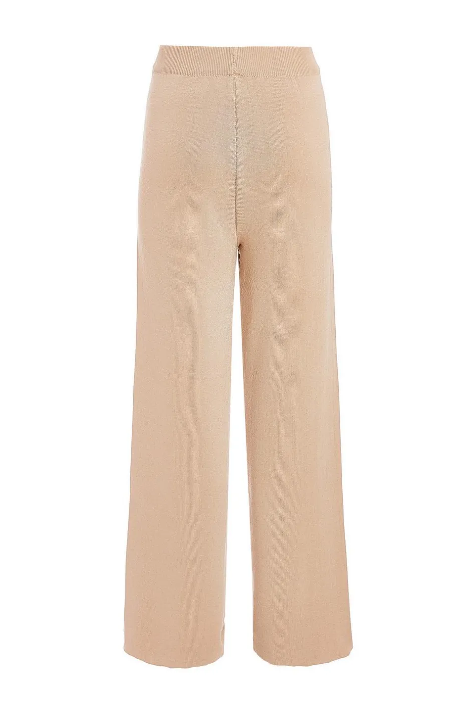 Quiz Knit Wide Leg Trousers Stone Best
