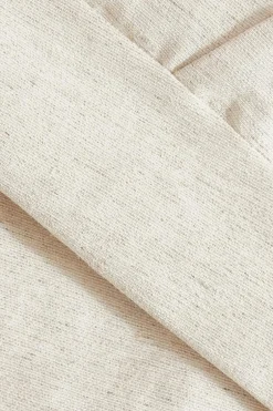 Quiz Stone Linen Crop Top Online