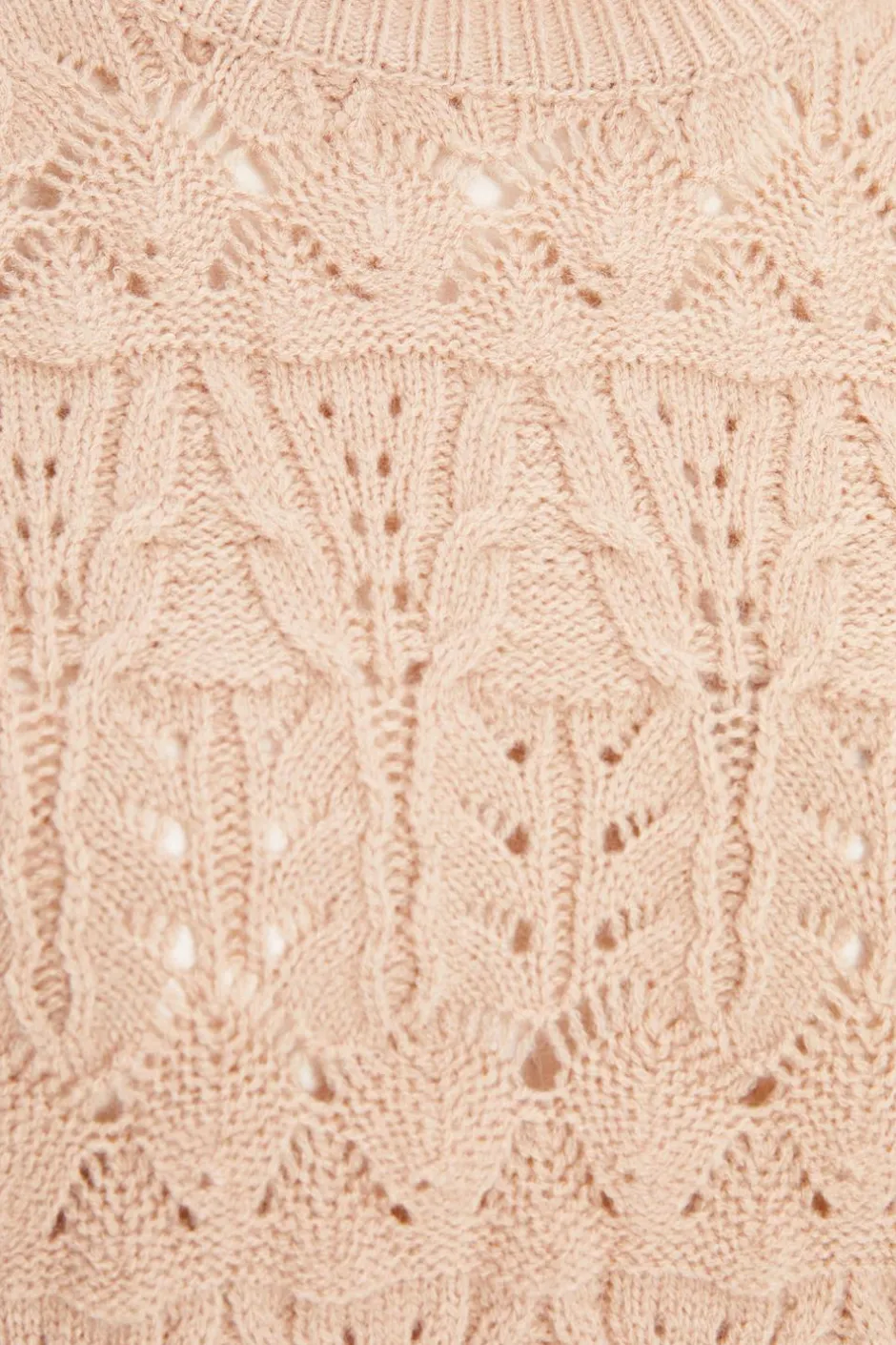 Quiz Stone Scalloped Knit Jumper Online