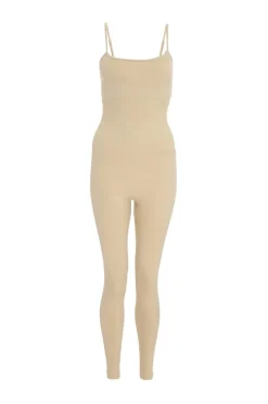 Quiz Seamless Jumpsuit Stone Best