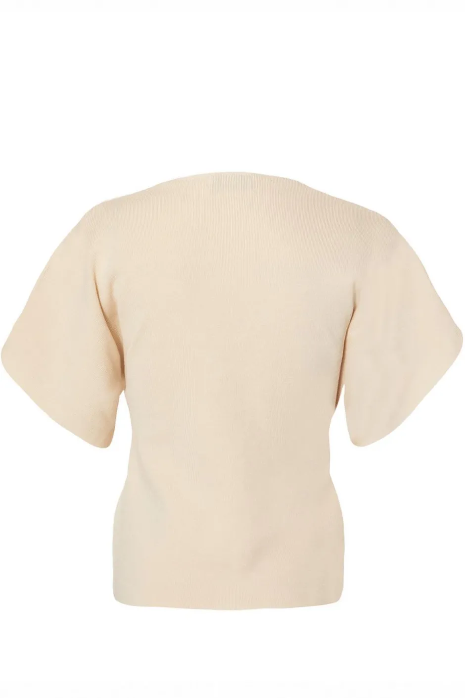 Quiz Short Sleeve Knit Cardigan Stone New