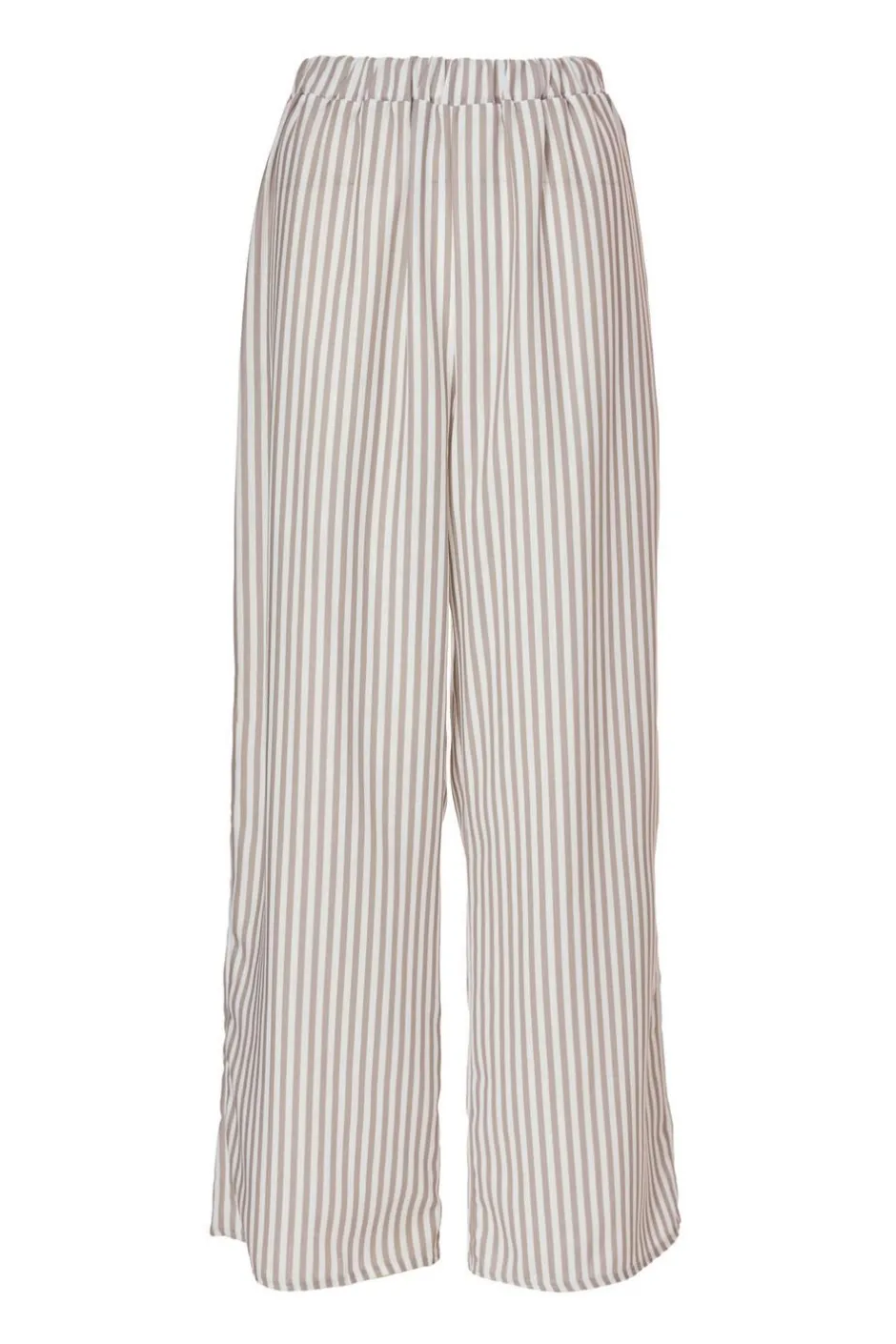 Quiz Stone Striped Wide Leg Trousers Online