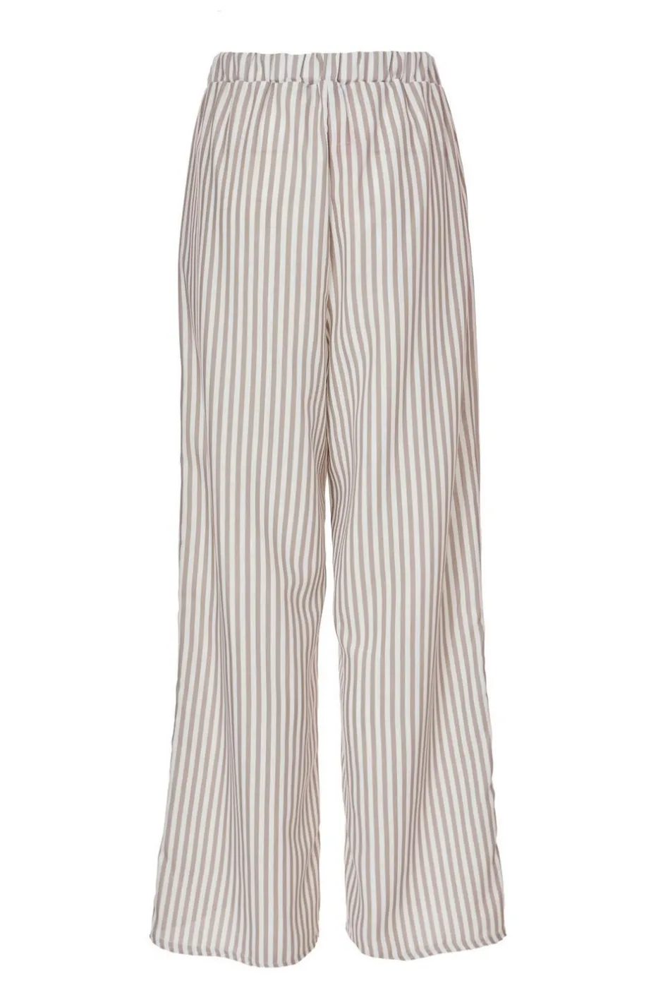Quiz Stone Striped Wide Leg Trousers Online