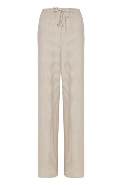 Quiz Textured Palazzo Trousers Stone Clearance