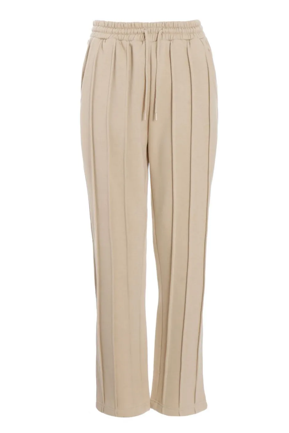 Quiz Wide Leg Joggers Stone Online