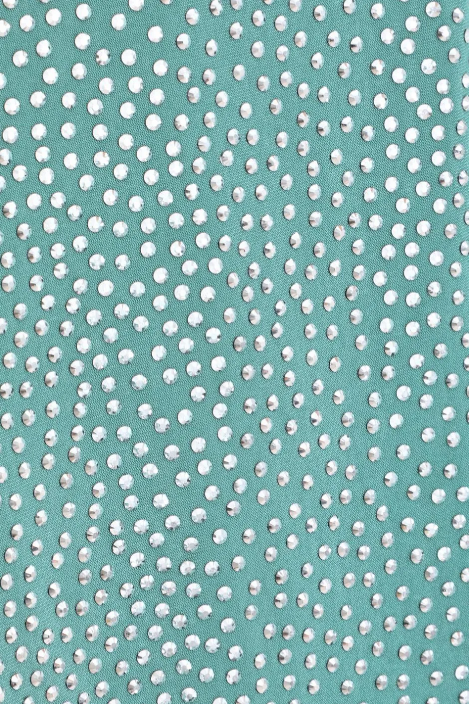 Quiz Teal Rhinestone Bodycon Mini Dress Discount
