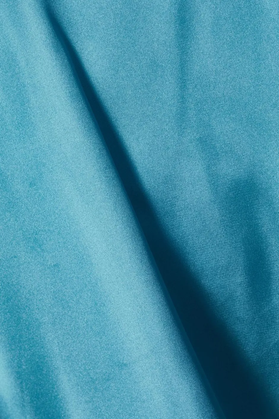 Quiz Satin Frill Skater Dress Teal
