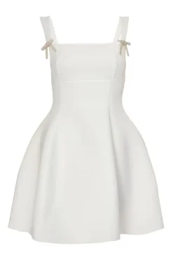 Quiz A-Line Mini Dress White Hot