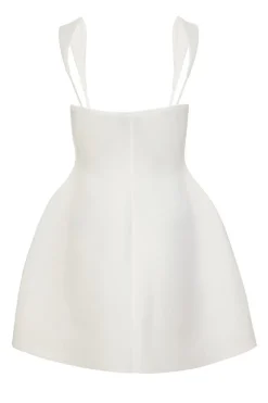 Quiz A-Line Mini Dress White Hot