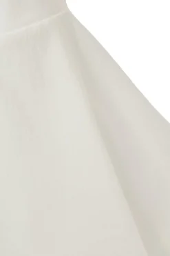 Quiz White Bow Shoulder Peplum Top New