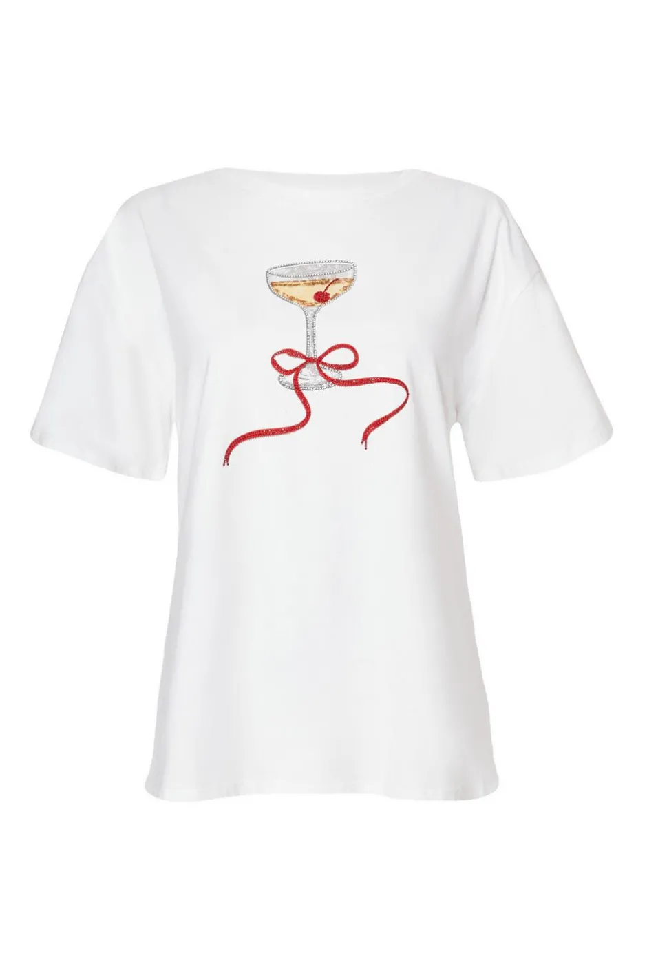 Quiz White Cherry Martini Top