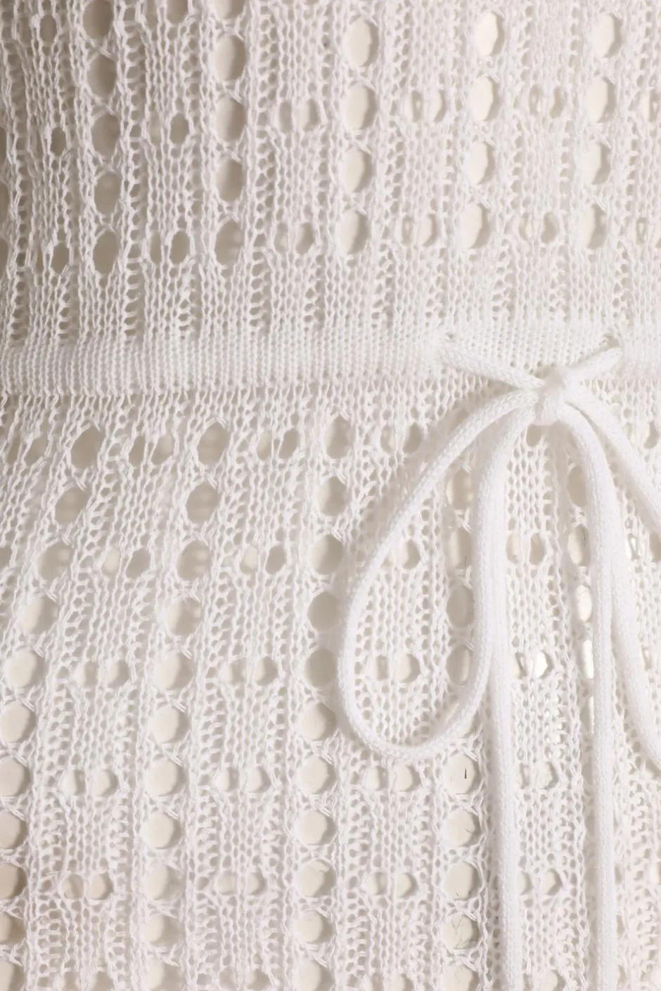 Quiz Crochet Maxi Dress White Sale