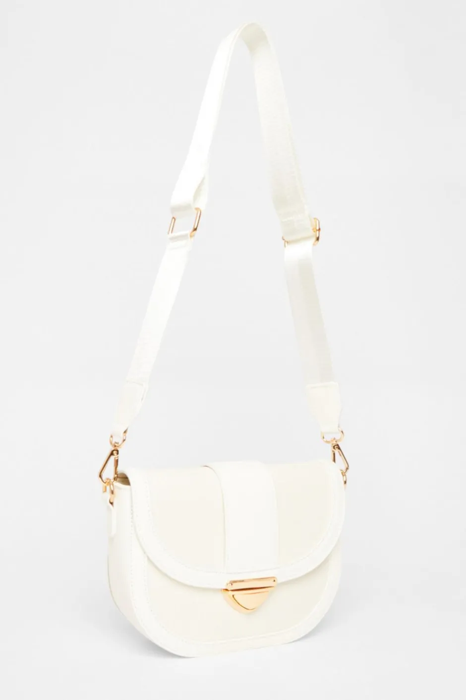 Quiz Cross Body Bag White Clearance