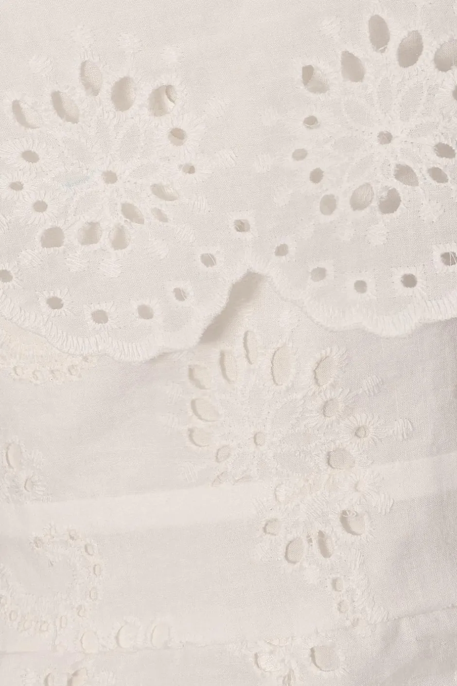 Quiz White Embroidered Bardot Playsuit Online