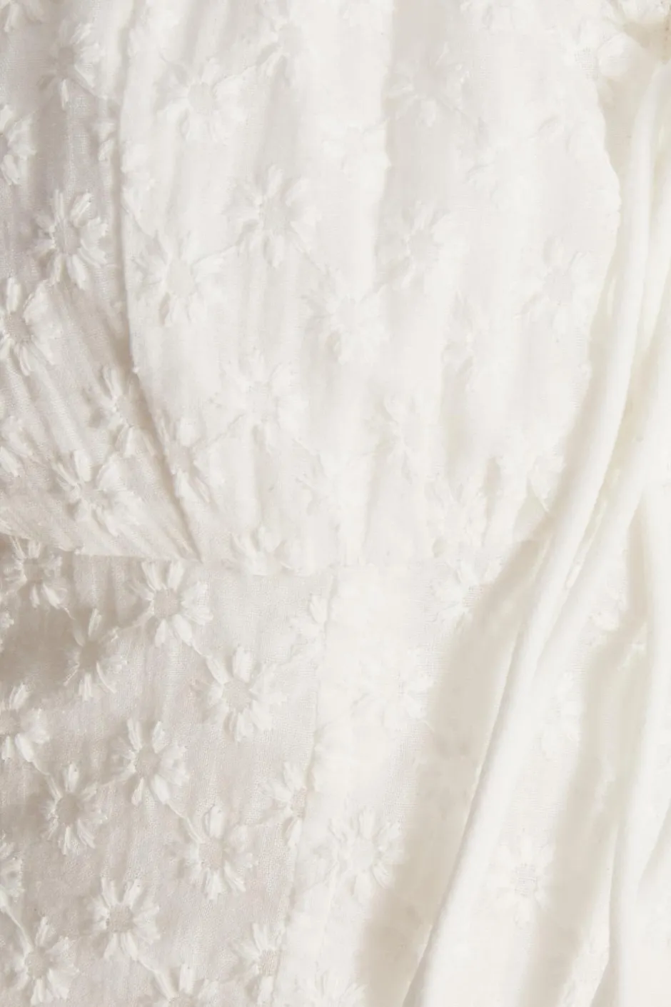 Quiz White Embroidered Cropped Top Sale