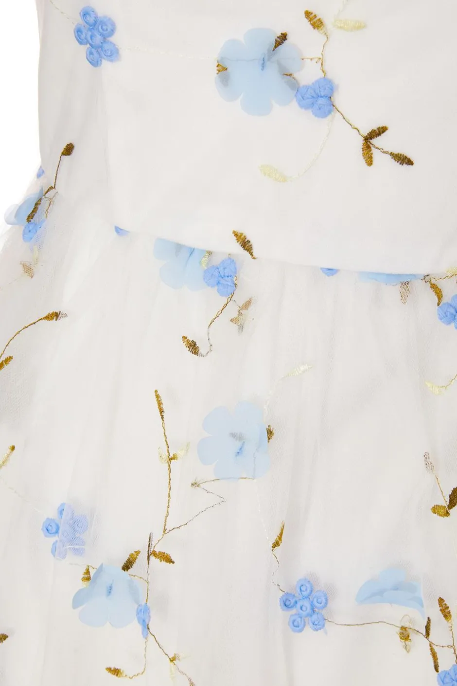 Quiz White Embroidered Floral Midi Dress Sale