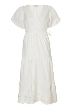 Quiz White Embroidered Hem Midaxi Dress Best