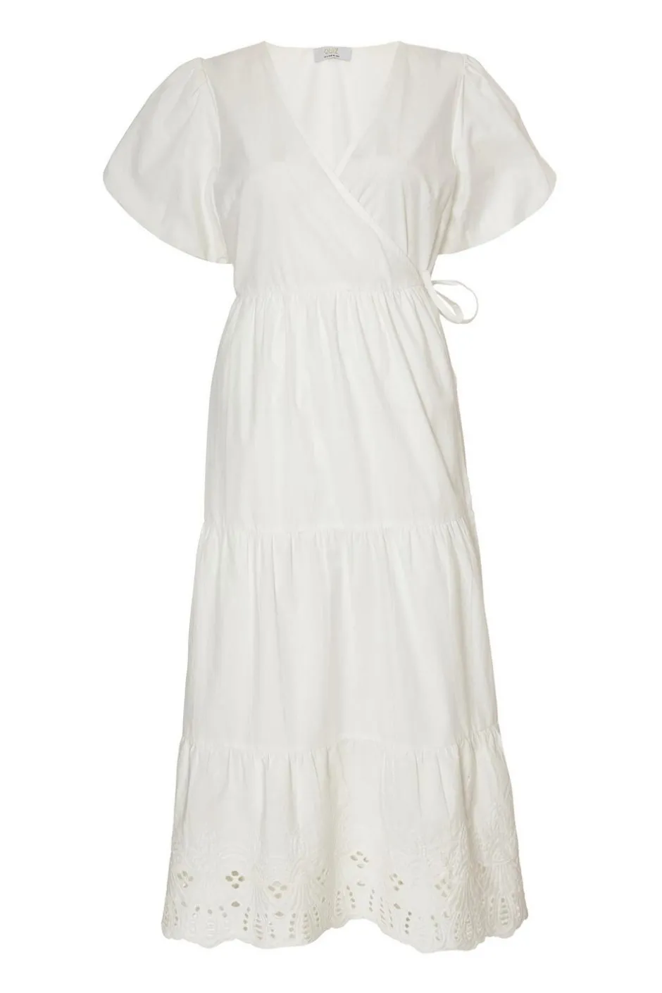 Quiz White Embroidered Hem Midaxi Dress Best
