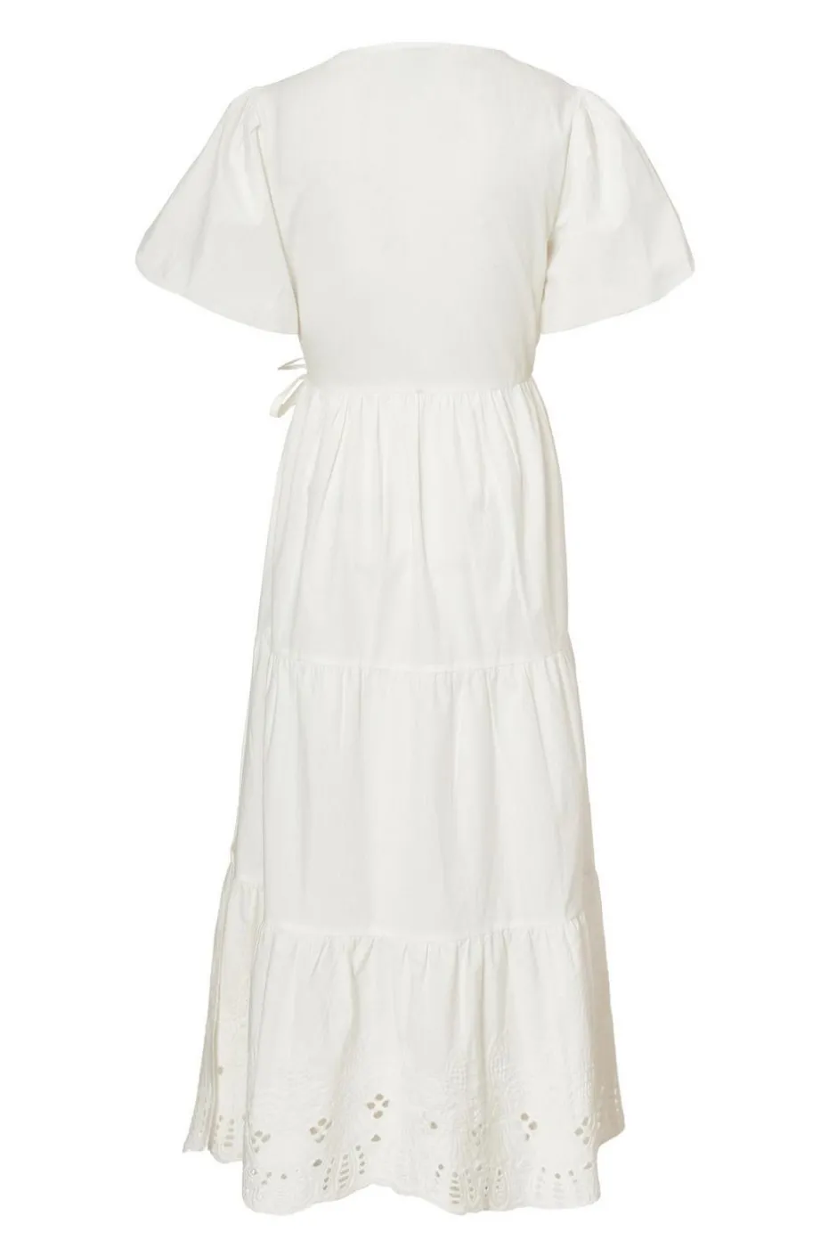 Quiz White Embroidered Hem Midaxi Dress Best