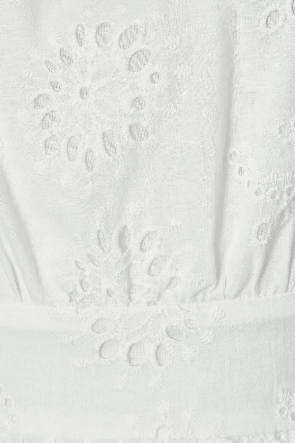 Quiz White Embroidered Midi Dress Outlet