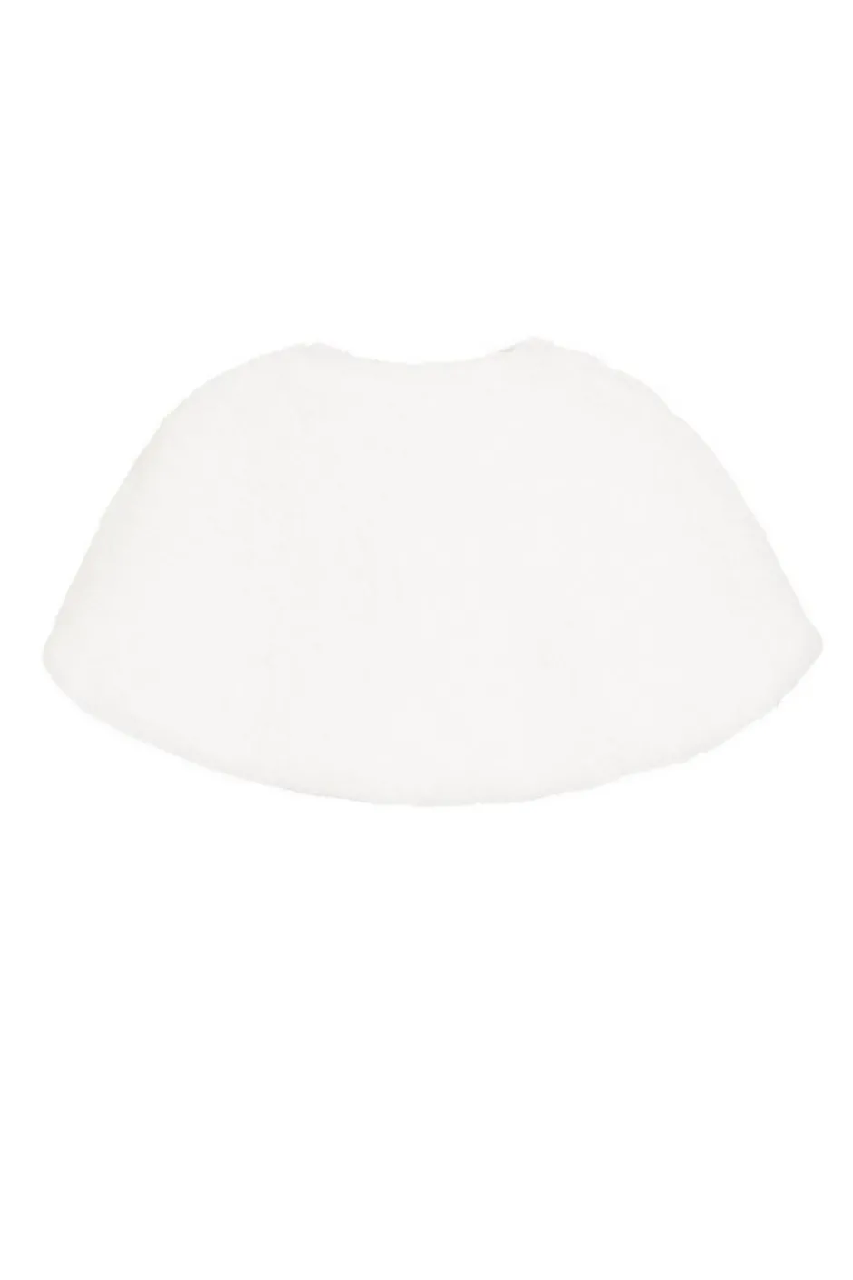 Quiz Faux Fur Wrap White Online