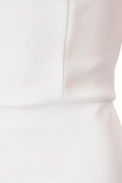 Quiz White Feather Trim Jumpsuit Hot