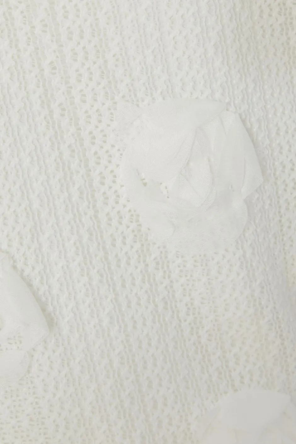 Quiz White Floral Cropped Cardigan Best